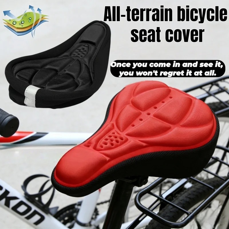 Commuting By Bike - 2026 Bisiklet Sele Kılıfı 3D Yumuşak