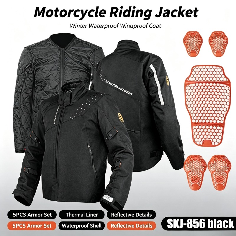 Winter Cycling Commute - Star Knight Bisiklet Tulumu Motosiklet Erkek