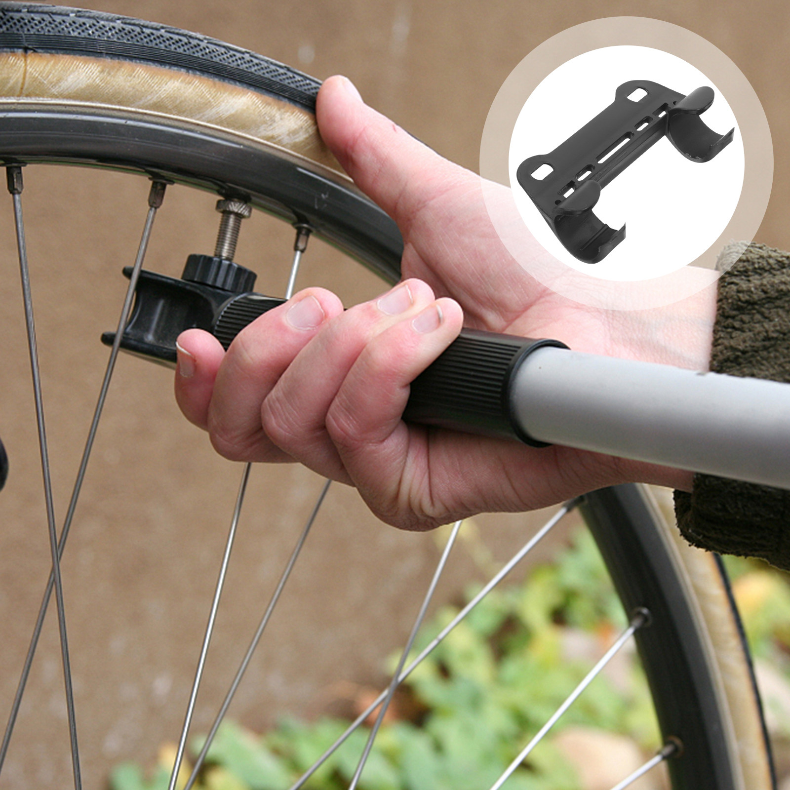 Bike Pump Frame Mount - 5 Adet Profesyonel Bisiklet Pompası Tutucu