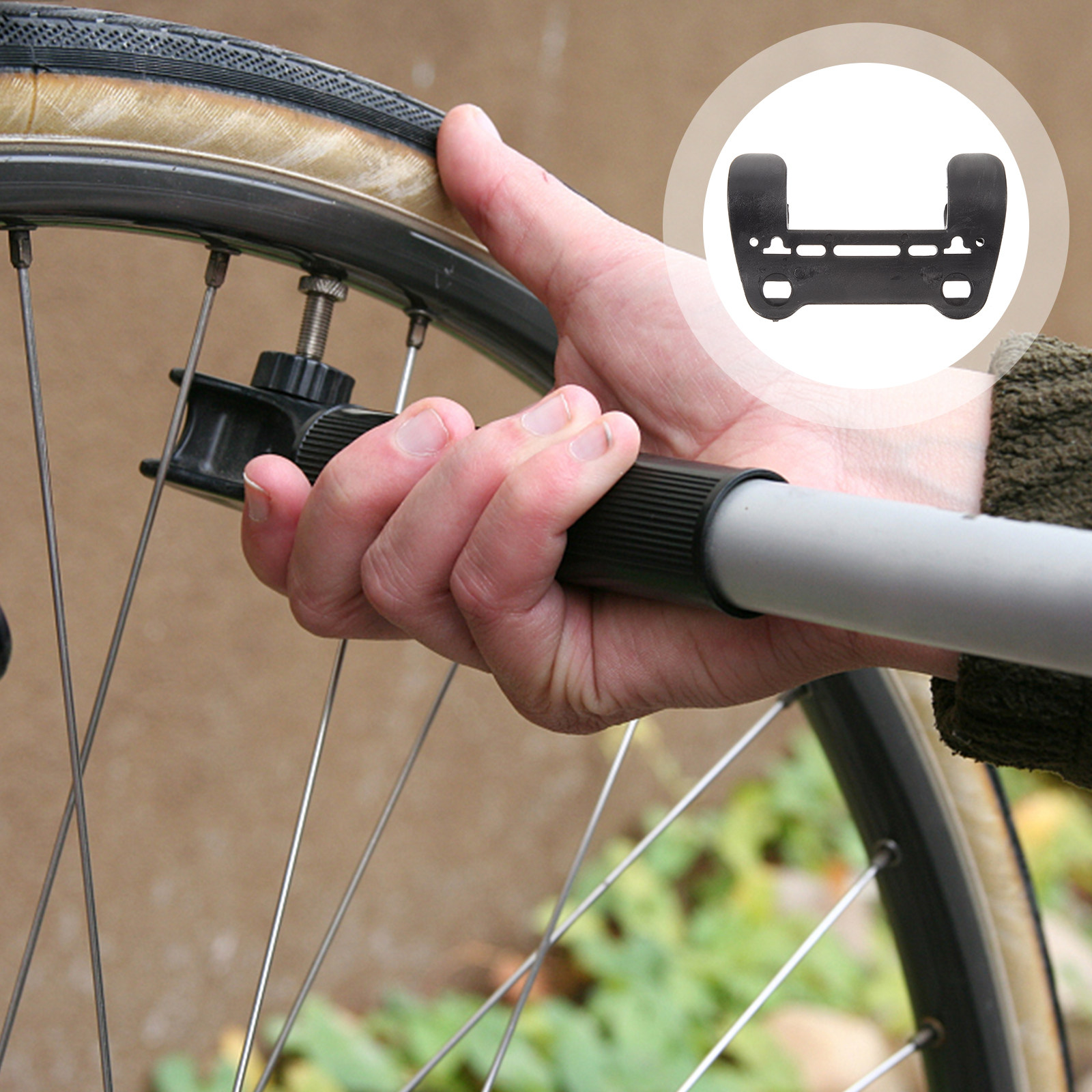 Bike Pump Frame Mount - Profesyonel Bisiklet Lastik Şişirme Aparatı Standı,
