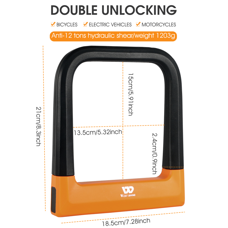 Batı bisiklet bisiklet U kilid - U Lock Heavy Duty incelemesi ve fiyatı