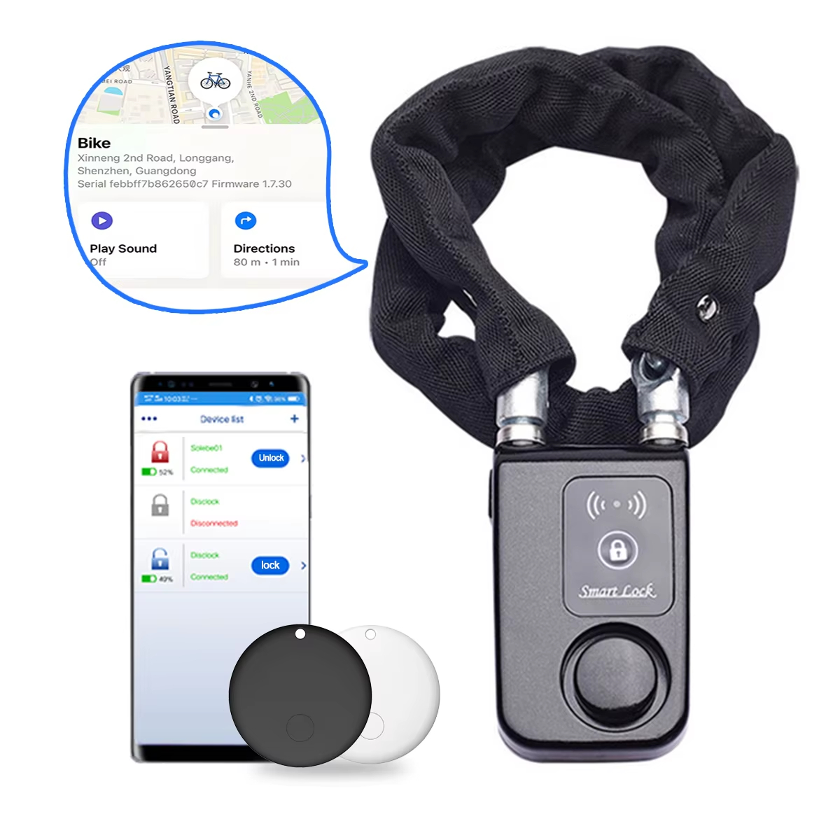 110dB Alarm Özellikli Bisiklet - Commuter Bike Lock incelemesi ve fiyatı