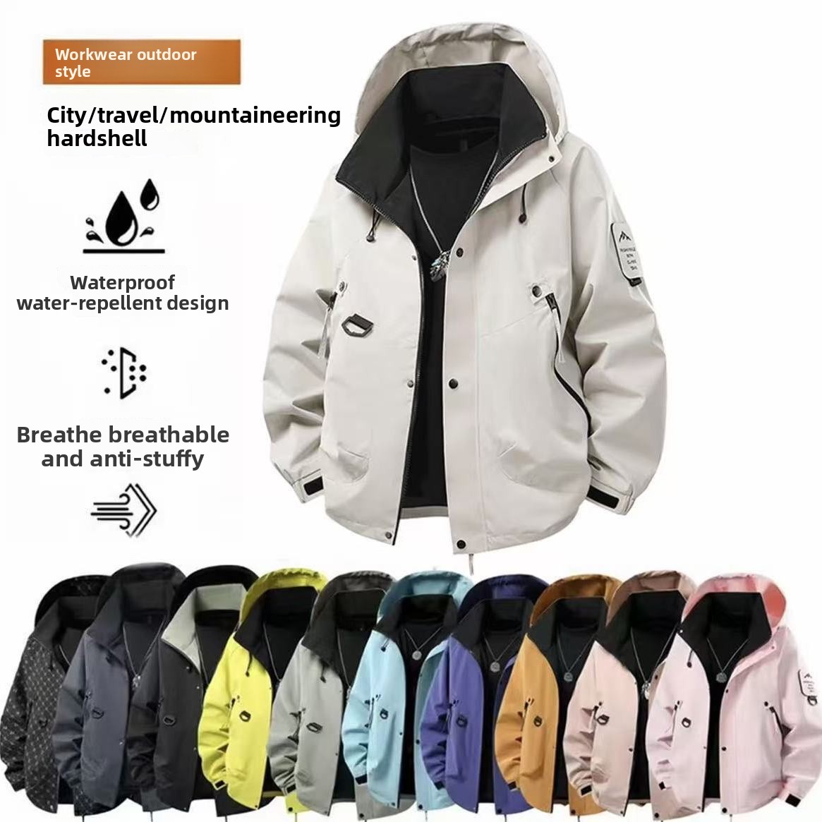 UPF50+ Unisex Yağmurluk Yürüyü - Cycling Rain Jacket Commute incelemesi ve fiyatı