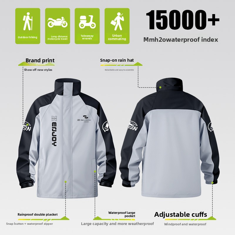 Ağır Hizmet Tipi İki Parçalı M - Cycling Rain Jacket Commute incelemesi ve fiyatı